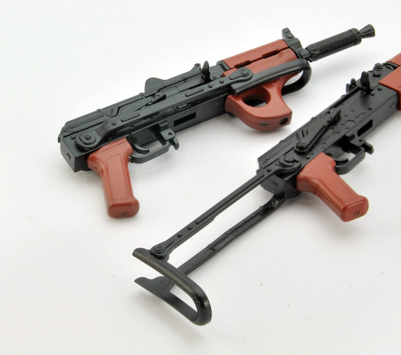 TOMYTEC 1/12 Little Armory LA079 AKMS & AKMSU TYPE Plastic Model Kit 320661 NEW_4