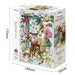 Disney Botanical Bambi 108-Piece Jigsaw Puzzle Decoration 18.2x25.7cm 72-029 NEW_2