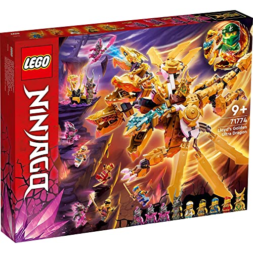 LEGO 71774 Ninjago Lloyd's Golden Ultra Dragon Toy Building Block Toy 989 pcs_2