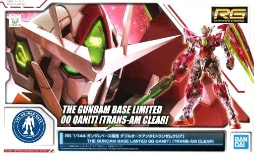 RG 1/144 Gundam Base Limited Double O Quanta Trans Am Clear Mobile Suit Gundam_1