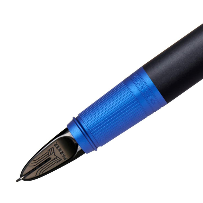 PARKER 5th Ingenuity Slim Deep Black Blue BT Fine Point Aqueous Giftbox 2172201_2