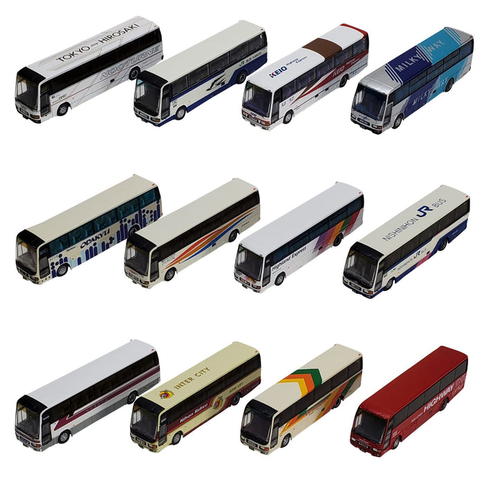 The Bus Collection Vol.30 Set of 12 Pieces BOX 321514 Plastic Diorama Supplies_1