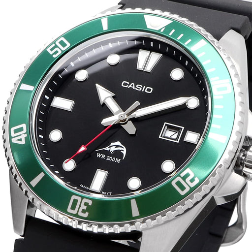 CASIO Watch Diver Watch MDV-106B-1A3V Men Green Bezel Polyurethane Band NEW_2