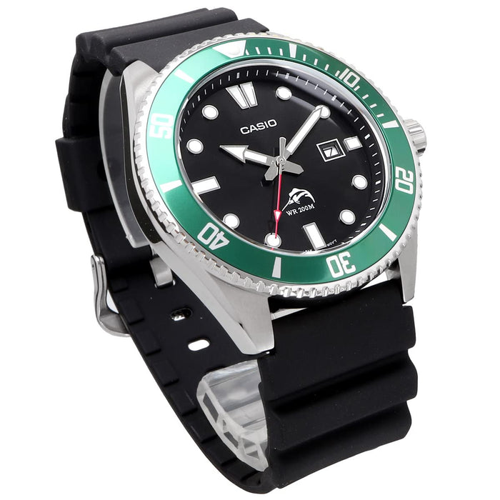 CASIO Watch Diver Watch MDV-106B-1A3V Men Green Bezel Polyurethane Band NEW_5