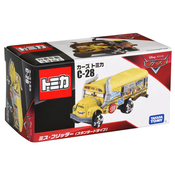 TAKARA TOMY Disney Cars Tomica C-28 Miss Fritter Standard Type Miniature Car NEW_4