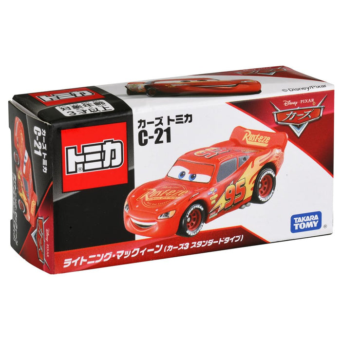Disney Cars Tomica C-21 Lightning McQueen Cars 3 Standard Edition TOMICA18944_3