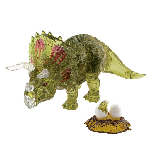 Beverly 61 pieces Crystal Puzzle Triceratops Green 50286 dinosaur 3D Puzzle NEW_1