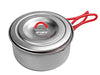 EVERNEW Ti U.L. Pot 600 ECA532 Titanium Camping Cookware 600ml 124x52mm_1