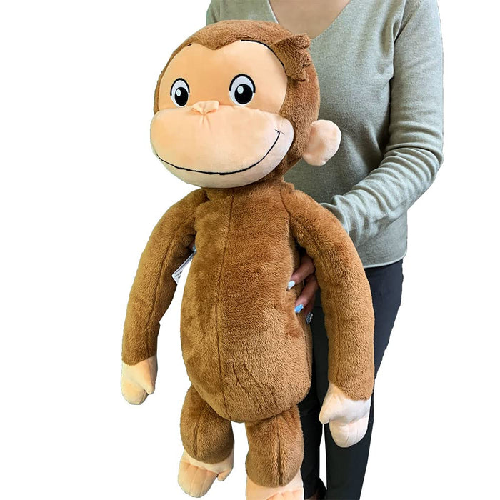 Curious George Giga jumbo Fluffy Plush Doll TAITO 50cm Official Goods Prize NEW_2