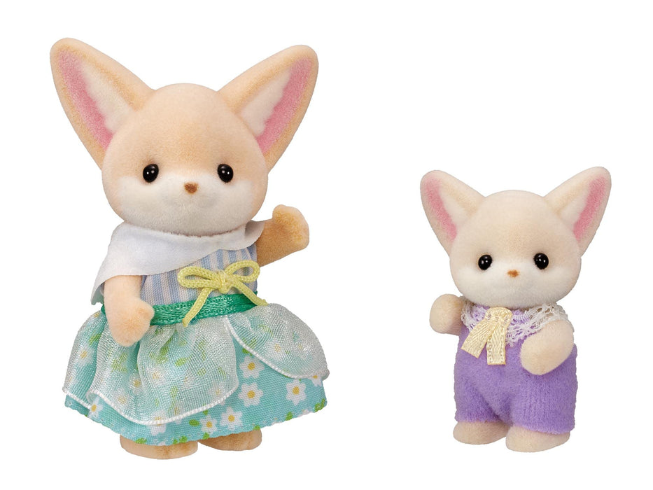 EPOCH Sylvanian Families Nakayoshi Picnic Fennec Doll & Furniture Set DF-24 NEW_4