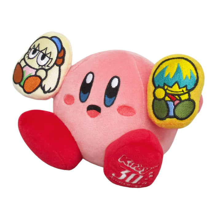 Sanei Boeki Kirby's Dream Land 30th KIHON WA MARU Plush Doll W17.5xD12.5xH11cm_1