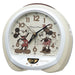 SEIKO FD483C Disney Mickey Minnie Talking Bell Sound Alarm Clock 130x140x96mm_1