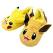 MORIPiLO Pokemon Pikachu Eevee Plush Women’s Room Shoes 23.0-25.0cm 4620872 NEW_1