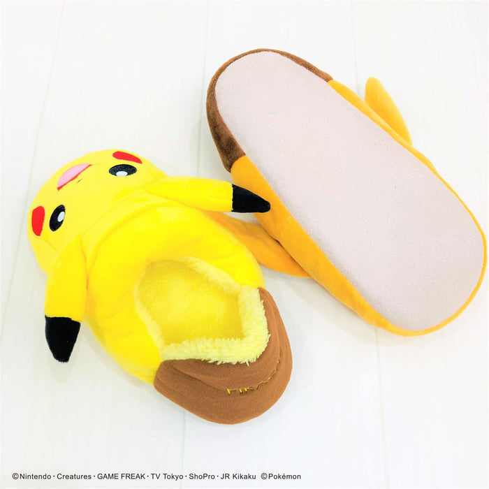 MORIPiLO Pokemon Pikachu Eevee Plush Women’s Room Shoes 23.0-25.0cm 4620872 NEW_3