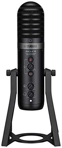 YAMAHA AG01 B Black Live Streaming Podcasting USB Microphone USB Type-C NEW_1
