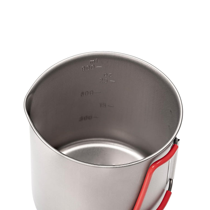 EVERNEW Ti Pasta pot 1000 ECA548 Titanium 1000ml Camping Silicon Tube Handle_3