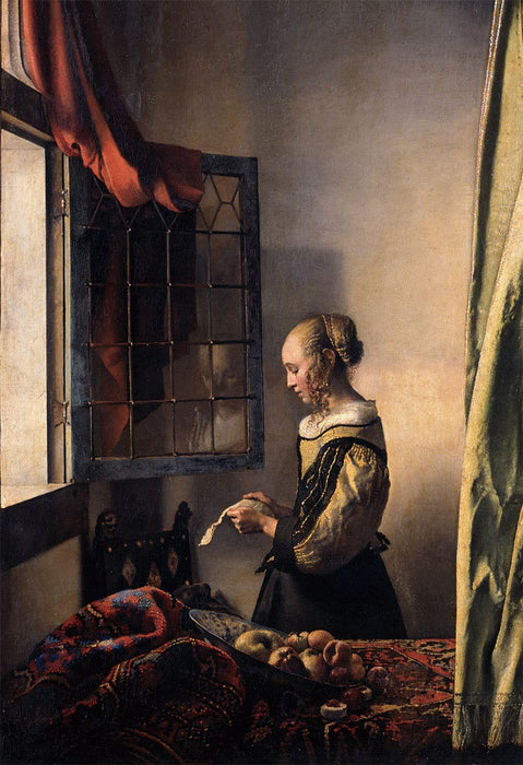 300pc Vermeer Woman Reading Letter at Open Window Jigsaw Puzzle 26x38cm ‎300-284_1