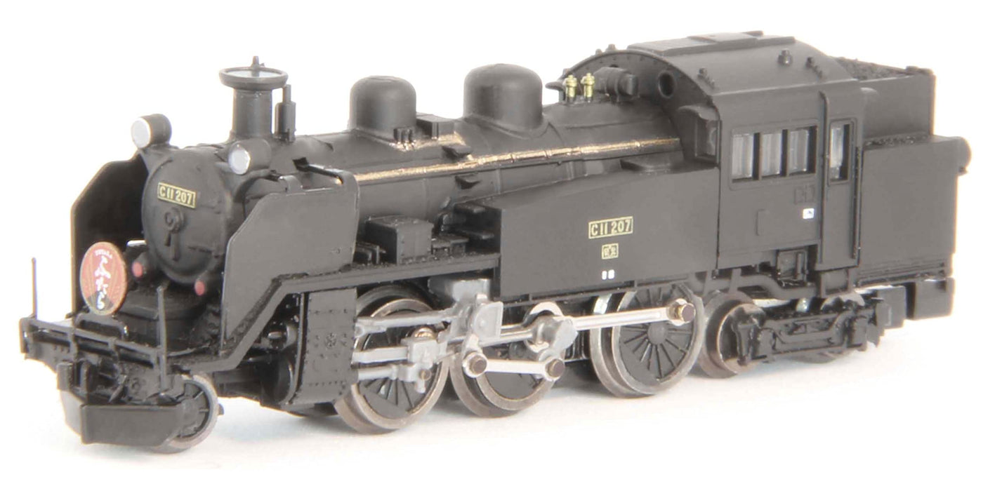 Rokuhan G007-1 Z Gauge C11 Number 207 TOBU Railway SL TAIJU FUTARA Starter Set_2