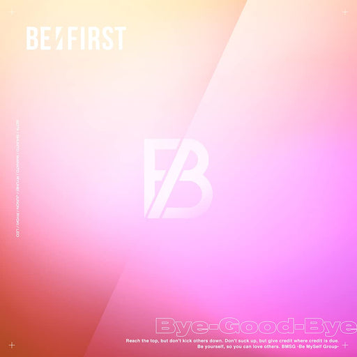 [CD] Bye-Good-Bye A First Press Limited Edition w/ PHOTOCARD BE:FIRST AVCD-61190_1