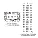DESIGNPHIL Midori Stamp Rotating Date Cat Pattern 35452006 H104xW60xD38mm NEW_3