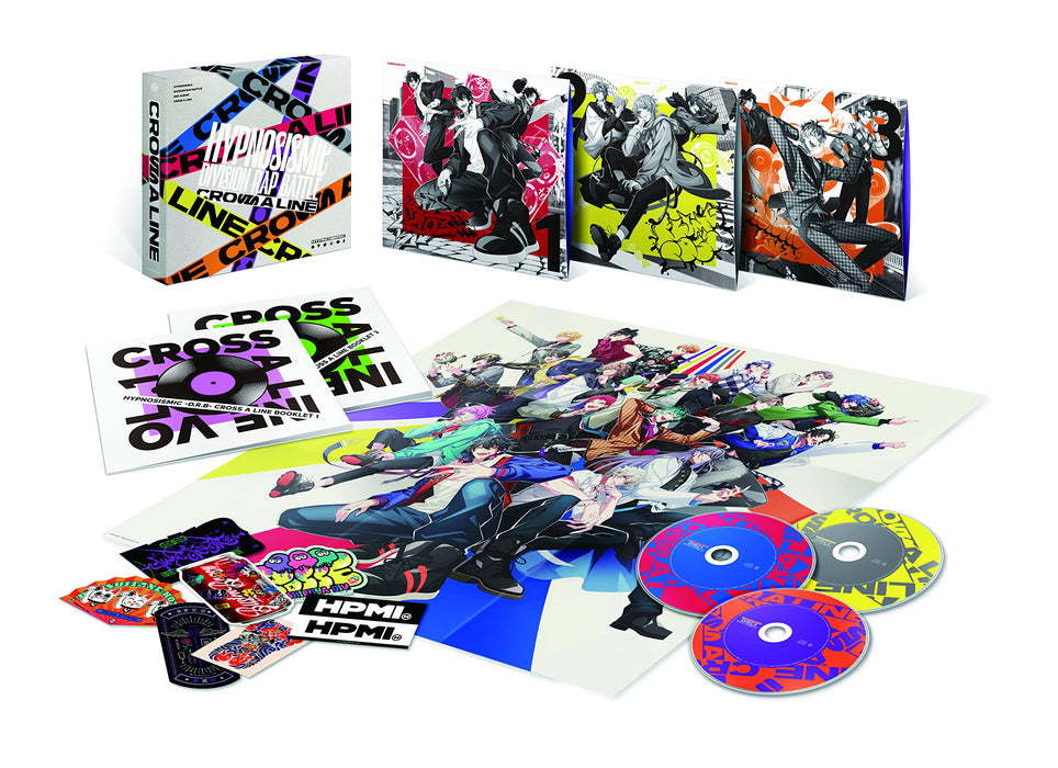 CROSS A LINE 3CD Limited Edition Hypnosis Mic Division Rap Battle KICA-93296 NEW_2