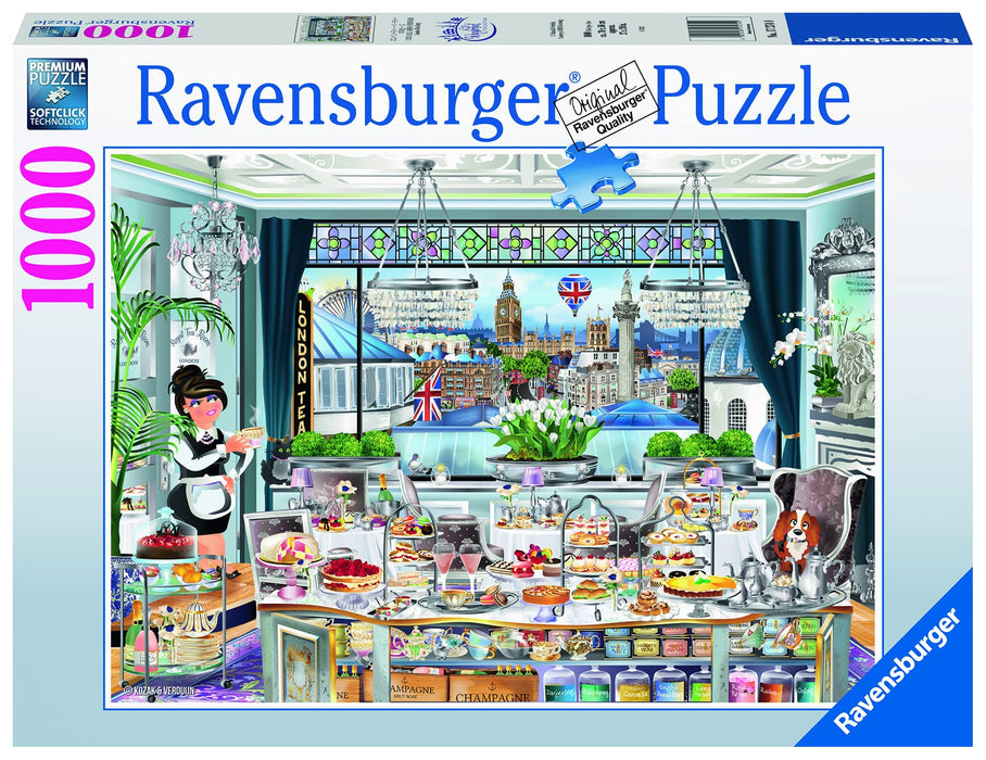 London Tea Party 1000 Piece Jigsaw Puzzle Ravensburger ‎6172740 (70x50cm) NEW_2
