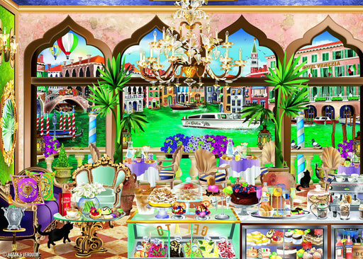 Venice Cafe 1000 Piece Jigsaw Puzzle Ravensburger ‎6172757 Colorful (70x50cm)_1