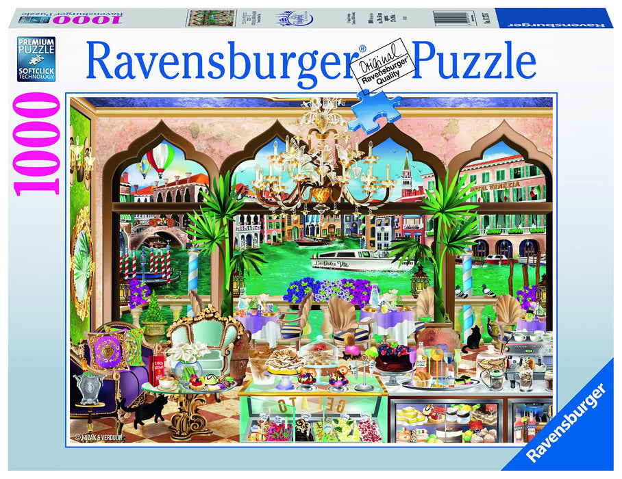Venice Cafe 1000 Piece Jigsaw Puzzle Ravensburger ‎6172757 Colorful (70x50cm)_2