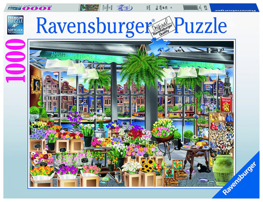Amsterdam Flower Market 1000 Piece Jigsaw Puzzle Ravensburger 4‎6172764 NEW_2