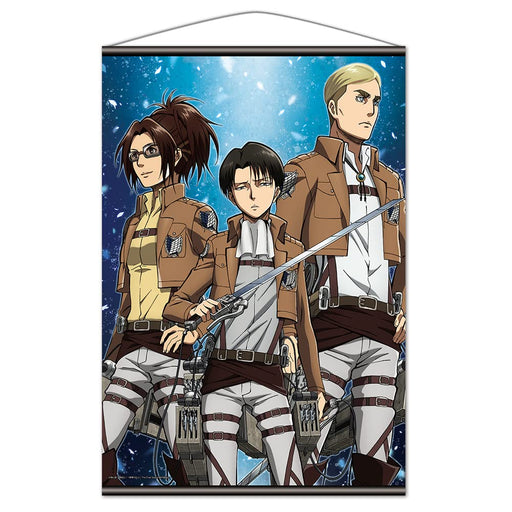 Attack on Titan B2 Tapestry K Wall Scroll Poster Levi & Erwin & Hanji AZSKS177_1