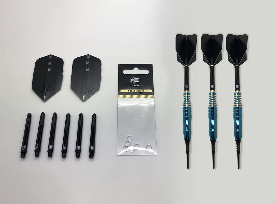 TEAM PRO series HARUKI MURAMATSU BRASS 18G 2BA brass dart set with Case tad6101_7