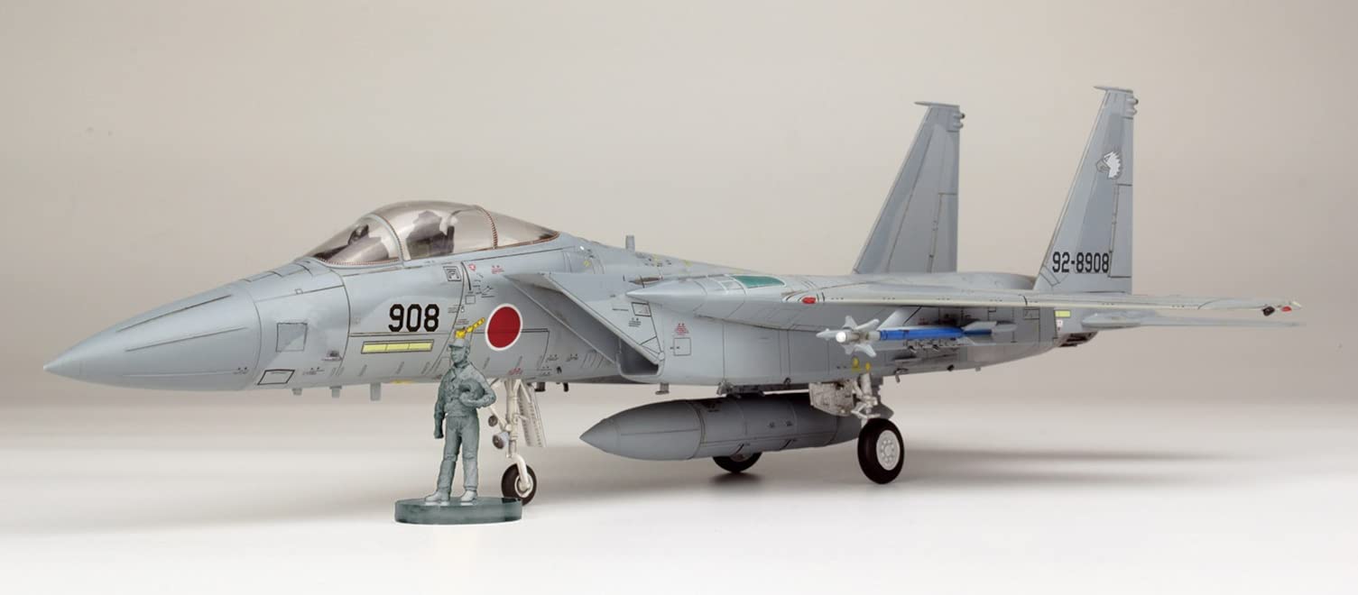 Platz 1/72 JASDF F-15J Eagle w/ Driver Figure Plastic Model Kit AC-67 Militaria_3