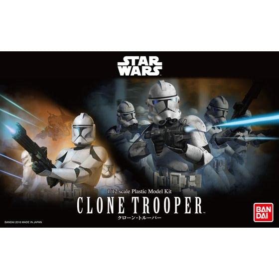 BANDAI SPIRITS Star Wars Clone Trooper 1/12 Scale Plastic Model Kit ‎T09695 NEW_4