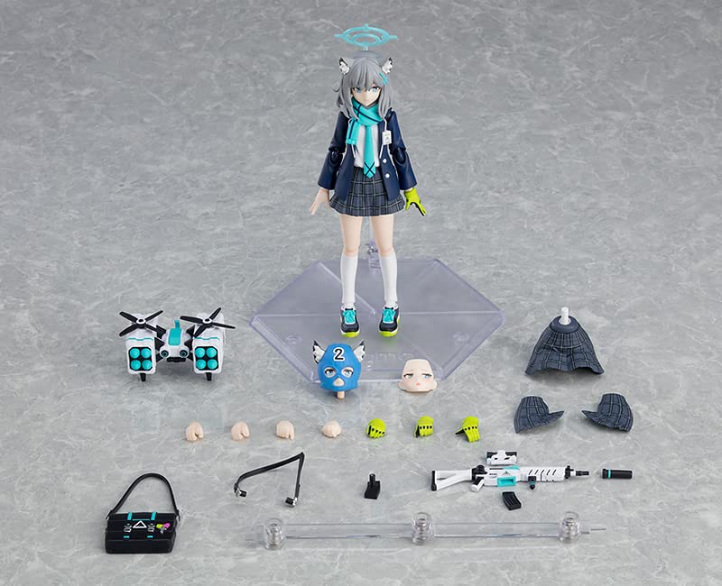 figma 567 Blue Archive Shiroko Sunaookami Painted plastic non-scale Figure NEW_2