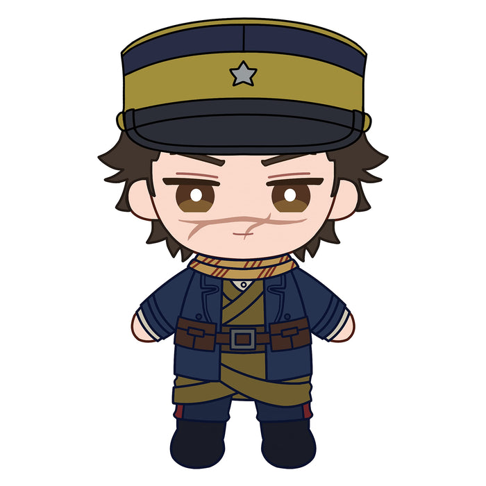 Algernon Product Golden Kamuy Saichi Sugimoto Plush Doll 100x170mm Polyester NEW_1