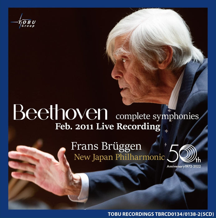 [CD] Beethoven Complete Symphonies 5-disc BOX Ltd/ed. Frans Bruggen TBRCD-134_1