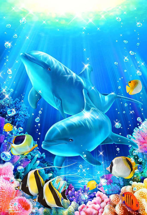 Beverly 300pc Jigsaw Puzzle Dolphin Smile (26x38cm) 83-122 Made in Japan NEW_1