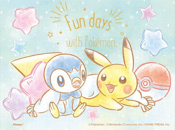 Ensky Pokemon Relaxing Jigsaw Puzzle Small Size 150 pieces 76x102mm PS MA-C11_1