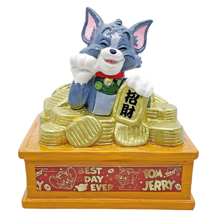 Sun Art Tom and Jerry Tom Piggy Bank with Lottery Stand 13cm SAN3847 Pottery NEW_1
