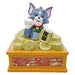 Sun Art Tom and Jerry Tom Piggy Bank with Lottery Stand 13cm SAN3847 Pottery NEW_1