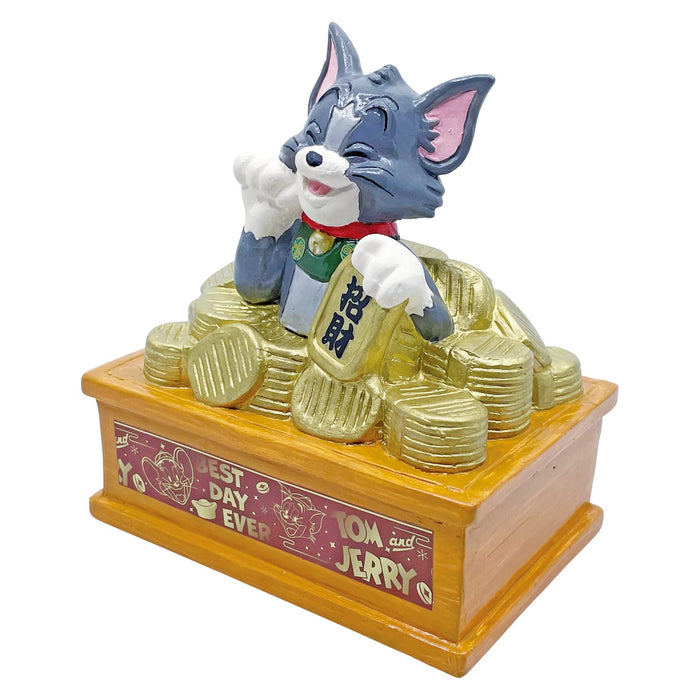 Sun Art Tom and Jerry Tom Piggy Bank with Lottery Stand 13cm SAN3847 Pottery NEW_2