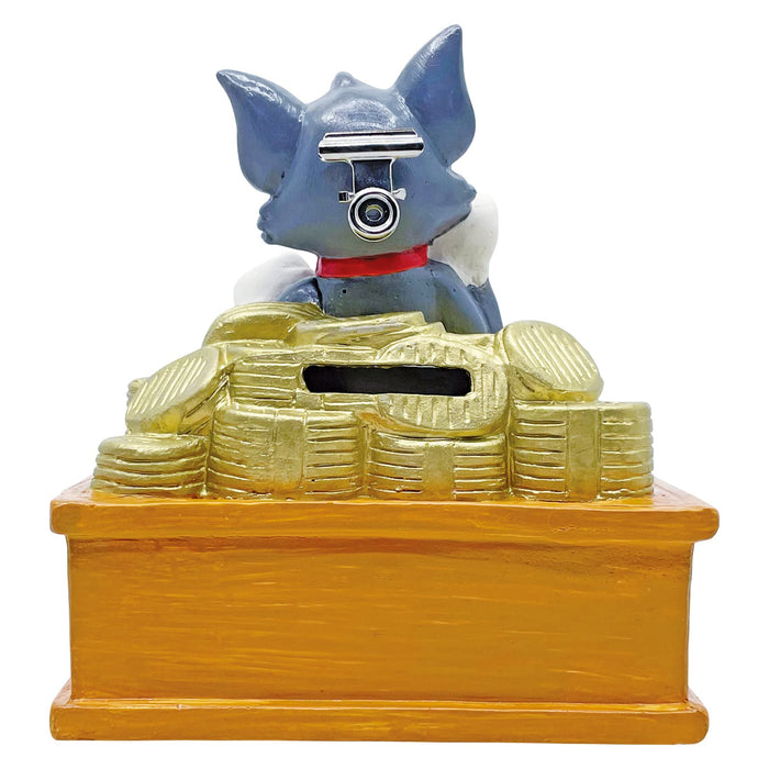 Sun Art Tom and Jerry Tom Piggy Bank with Lottery Stand 13cm SAN3847 Pottery NEW_3