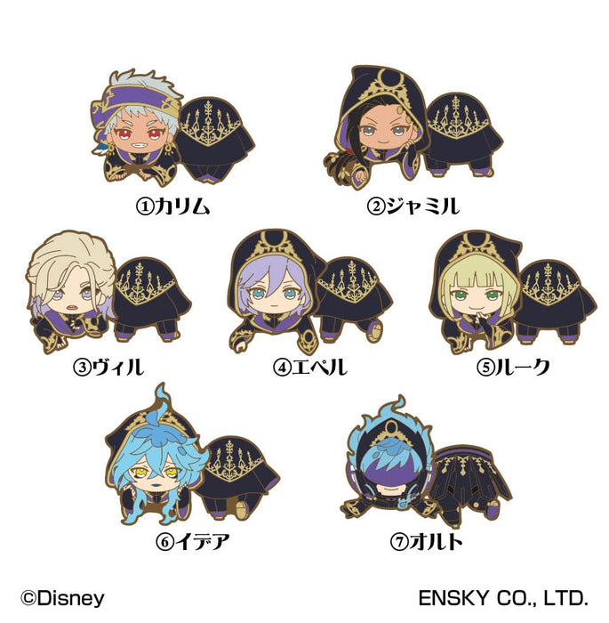 Disney Twisted Wonderland Nokkari Rubber Clip 2 B box Set of 7 Full Complete NEW_1