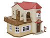 EPOCH Sylvanian Families big house red roof secret room with Lamp HA-51 ‎14666_1