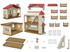 EPOCH Sylvanian Families big house red roof secret room with Lamp HA-51 ‎14666_3