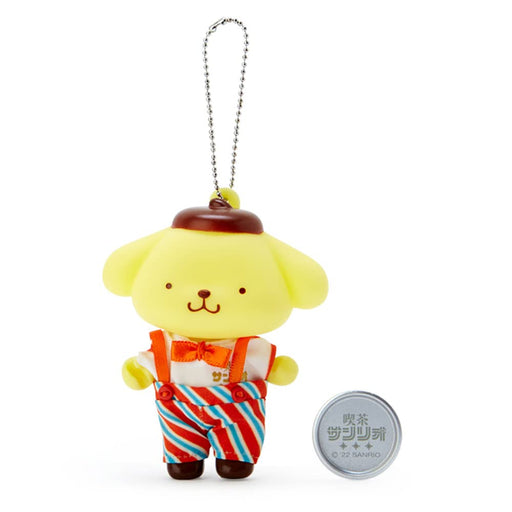 Sanrio Pompompurin Softvinyl Mascot Holder Keychain Cafe Sanrio No.2 135208 NEW_1