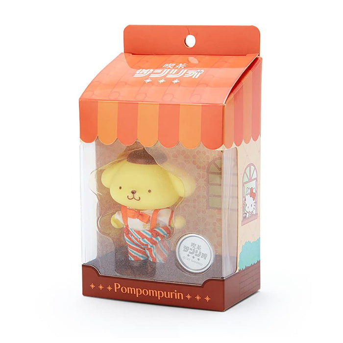 Sanrio Pompompurin Softvinyl Mascot Holder Keychain Cafe Sanrio No.2 135208 NEW_5