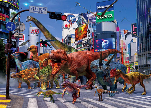 Beverly 600 pieces Jigsaw Puzzle Dinosaur in Shibuya 38x53cm 66-223 Digital Art_1