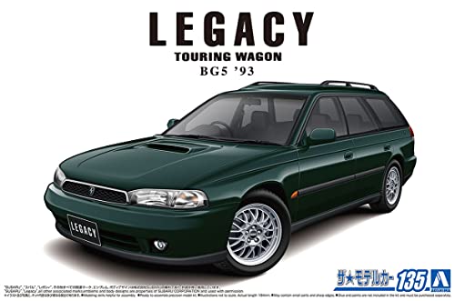 AOSHIMA 1/24 The Model Car No.135 SUBARU BG5 Legacy Touring Wagon '93 Model Kit_2