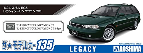 AOSHIMA 1/24 The Model Car No.135 SUBARU BG5 Legacy Touring Wagon '93 Model Kit_5